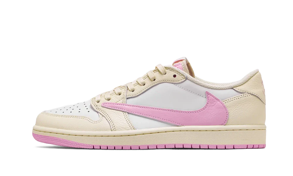 Air Jordan 1 Low OG Travis Scott Shy Pink IQ7604-100 bočný pohľad