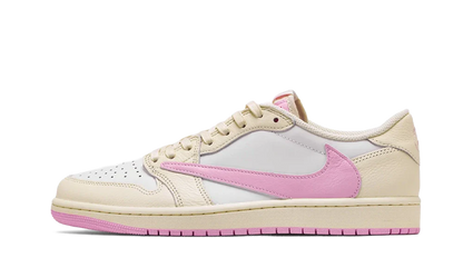 Air Jordan 1 Low OG Travis Scott Shy Pink IQ7604-100 bočný pohľad