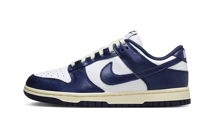 Tenisky Nike Dunk nízke modro-biele, pohľad z boku