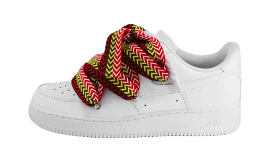 Nike Air Force 1 White Lanvin Rope Laces Multicolor