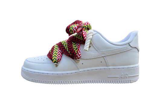 Nike Air Force 1 White Lanvin Rope Laces Multicolor