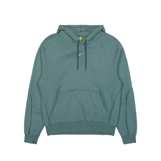 Nike x NOCTA Fleece CS Hoodie Mineral Slate FN7659-382 - modro-zelená mikina s kapucňou, oversized fit