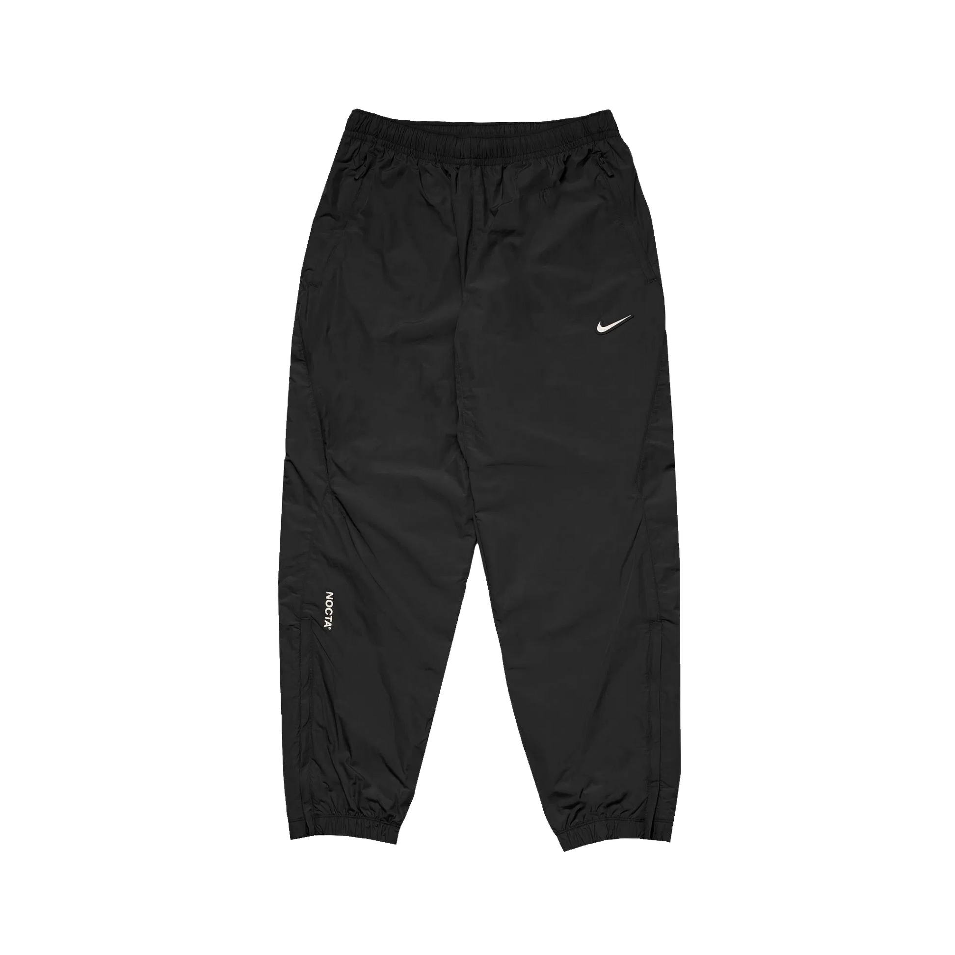 Nike x NOCTA Northstar Nylon Track Pant Black FN7668-010 - čierne nylonové nohavice s Nike Swoosh a NOCTA logom