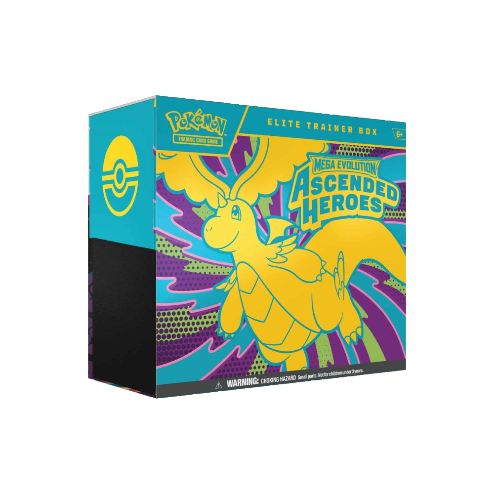 Pokémon TCG Mega Evolution Ascended Heroes Elite Trainer Box s Mega Dragonite artworkom
