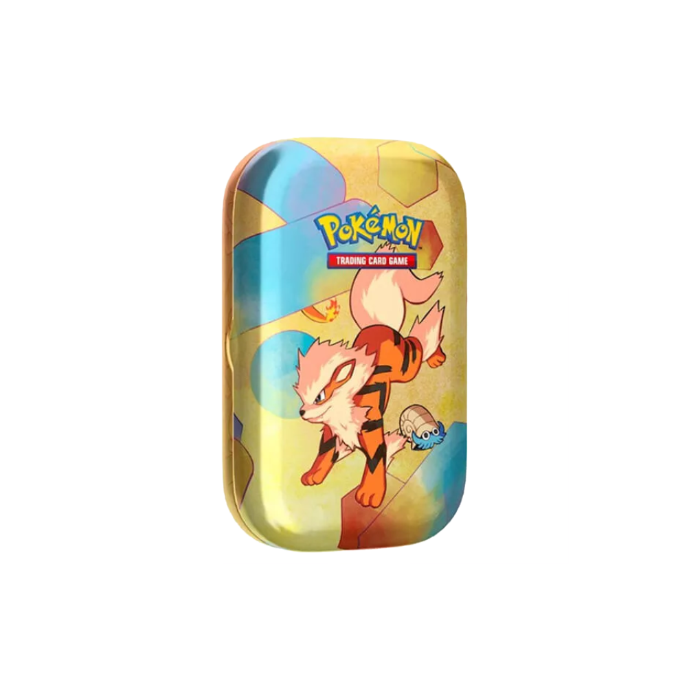 Pokémon TCG Scarlet & Violet 151 Mini Tin kovový tin s Pokémon artworkom