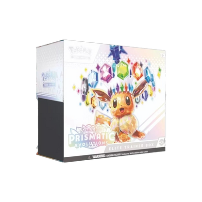 Pokémon Scarlet & Violet Prismatic Evolutions Elite Trainer Box