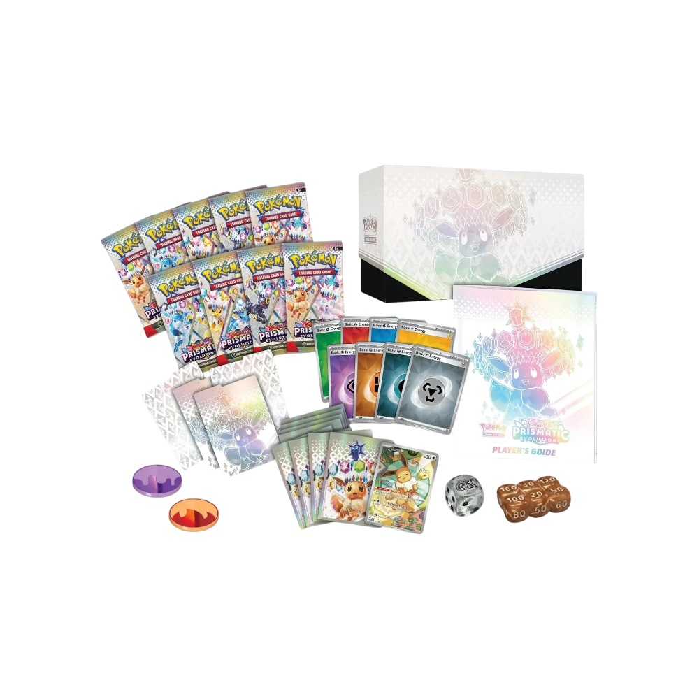 Pokémon Scarlet & Violet Prismatic Evolutions Elite Trainer Box