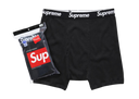 Supreme Hanes Boxers Čierne