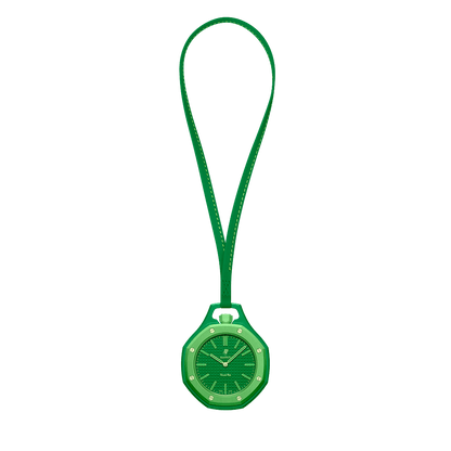 Swatch x Audemars Piguet Royal Pop Green Eight SSX03G100N celý pohľad so šnúrkou