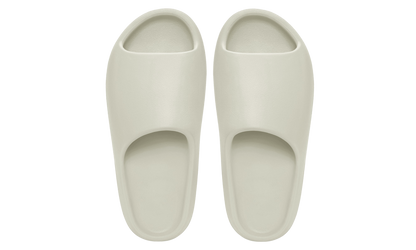 Šľapky Yeezy Slide Cream bez adidasu, pohľad z vrchu