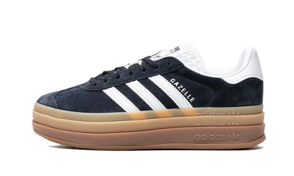 Tenisky adidas Gazelle Bold čierno-biele, pohľad z boku