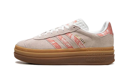 Tenisky adidas Gazelle Bold oranžovo-telové, pohľad z boku