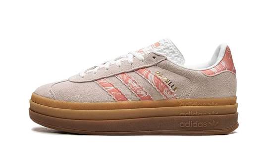 Tenisky adidas Gazelle Bold oranžovo-telové, pohľad z boku