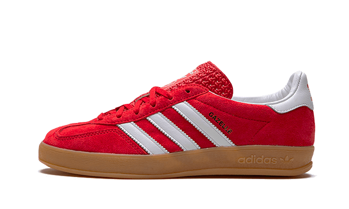 Tenisky adidas Gazelle červené, pohľad z boku