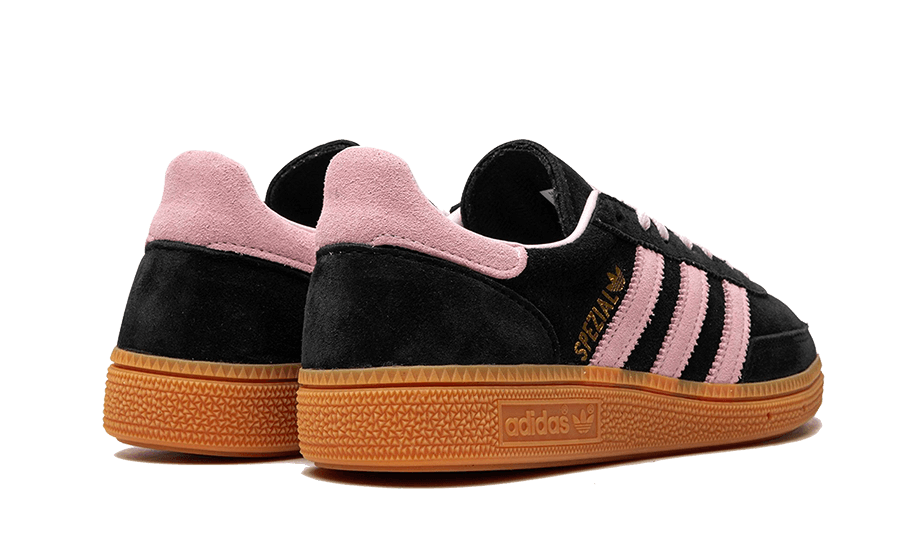 Tenisky adidas Handball Spezial čierno-ružové, pohľad zo zadu