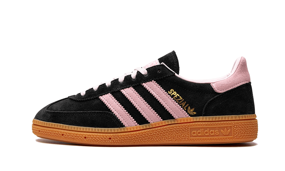 Tenisky adidas Handball Spezial čierno-ružové, pohľad z boku