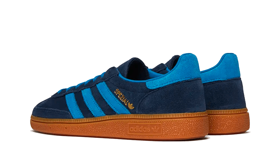 Tenisky adidas Handball Spezial čierno-modré, pohľad zo zadu