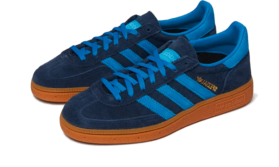 Tenisky adidas Handball Spezial čierno-modré, pohľad z predu