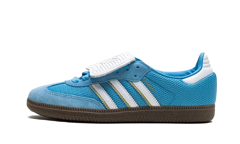 Tenisky adidas Samba modro-biele, pohľad z boku