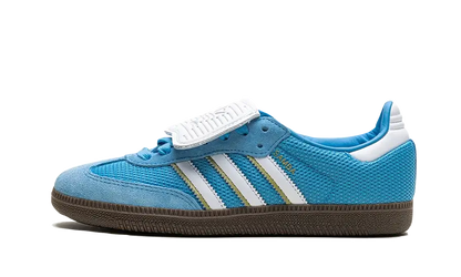 Tenisky adidas Samba modro-biele, pohľad z boku