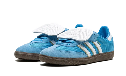 Tenisky adidas Samba modro-biele, pohľad z predu