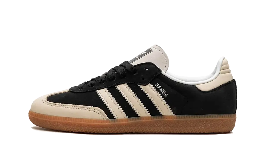 Tenisky adidas Samba čierno-biele, pohľad z boku