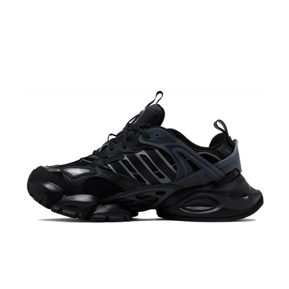 adidas XLG Runner Deluxe Black Grey čierne s chunky podrážkou, pohľad z boku