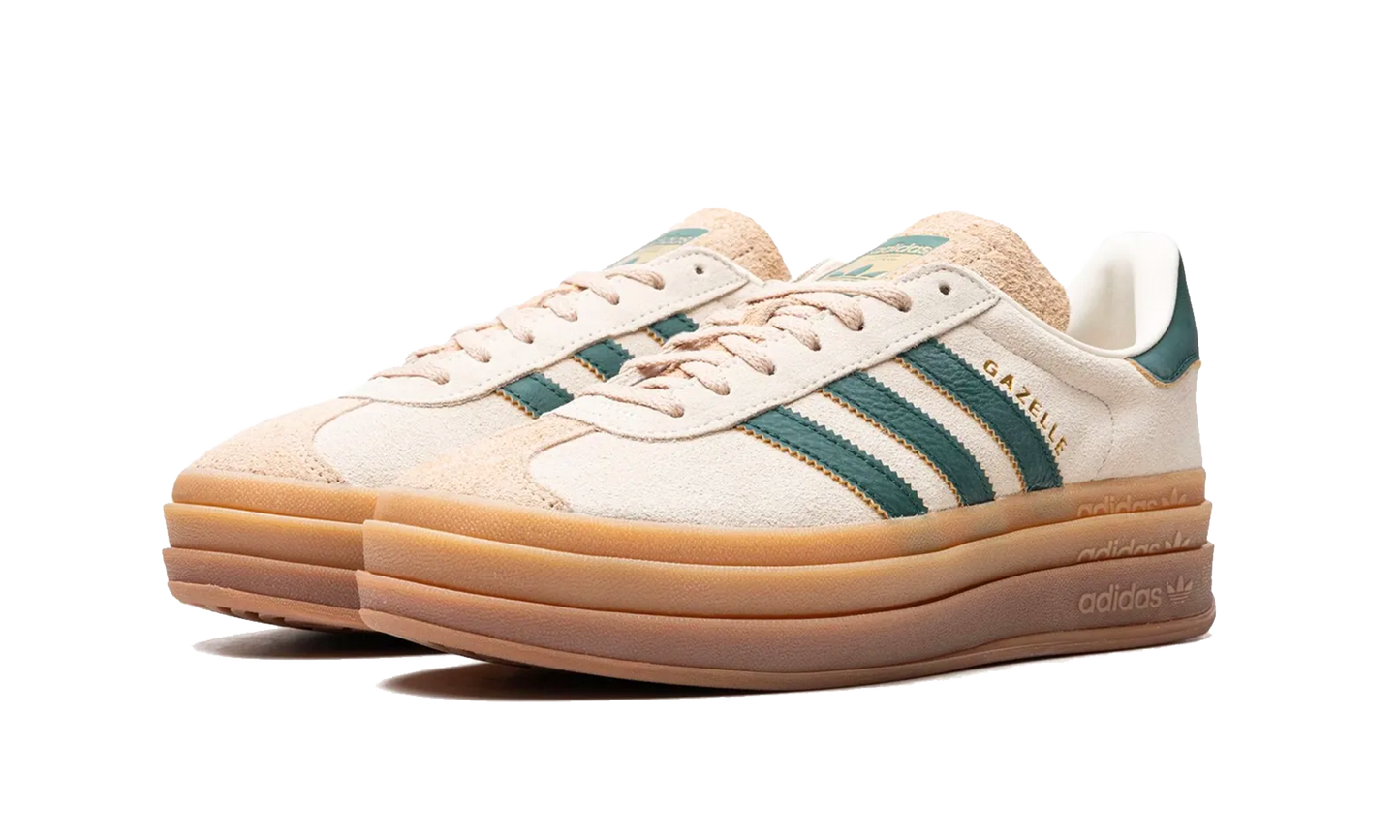 adidas Gazelle Bold Magic Beige Collegiate Green