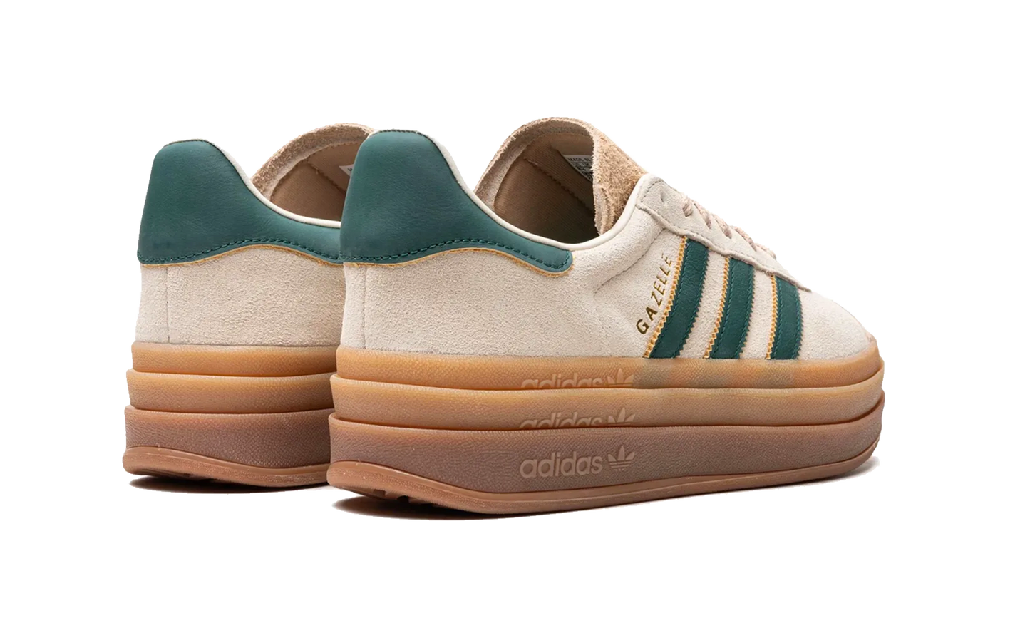 adidas Gazelle Bold Magic Beige Collegiate Green