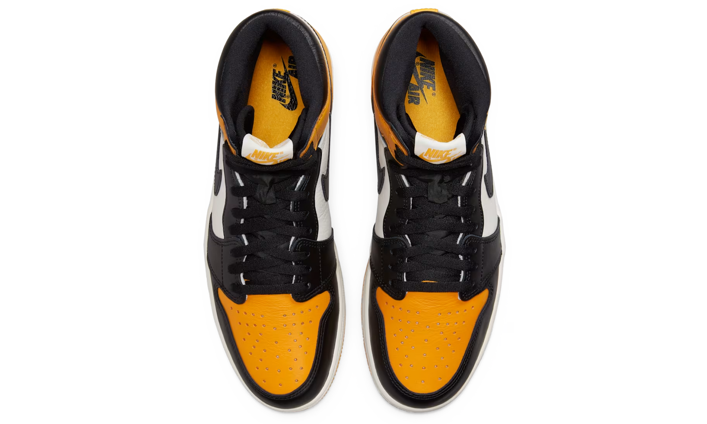 Air Jordan 1 High Yellow Toe Taxi