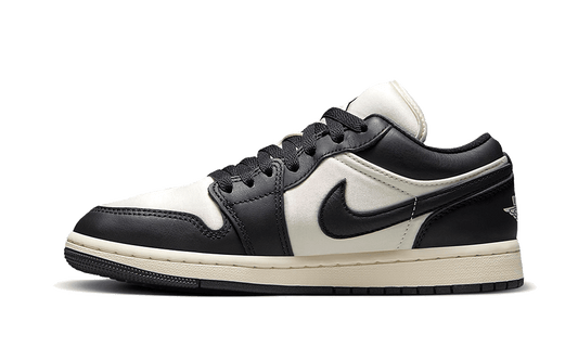 Tenisky Air Jordan 1 nízke vintage čierno-biele, pohľad z boku