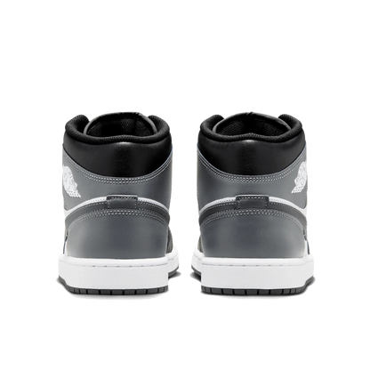 Air Jordan 1 Mid Black White Iron Grey