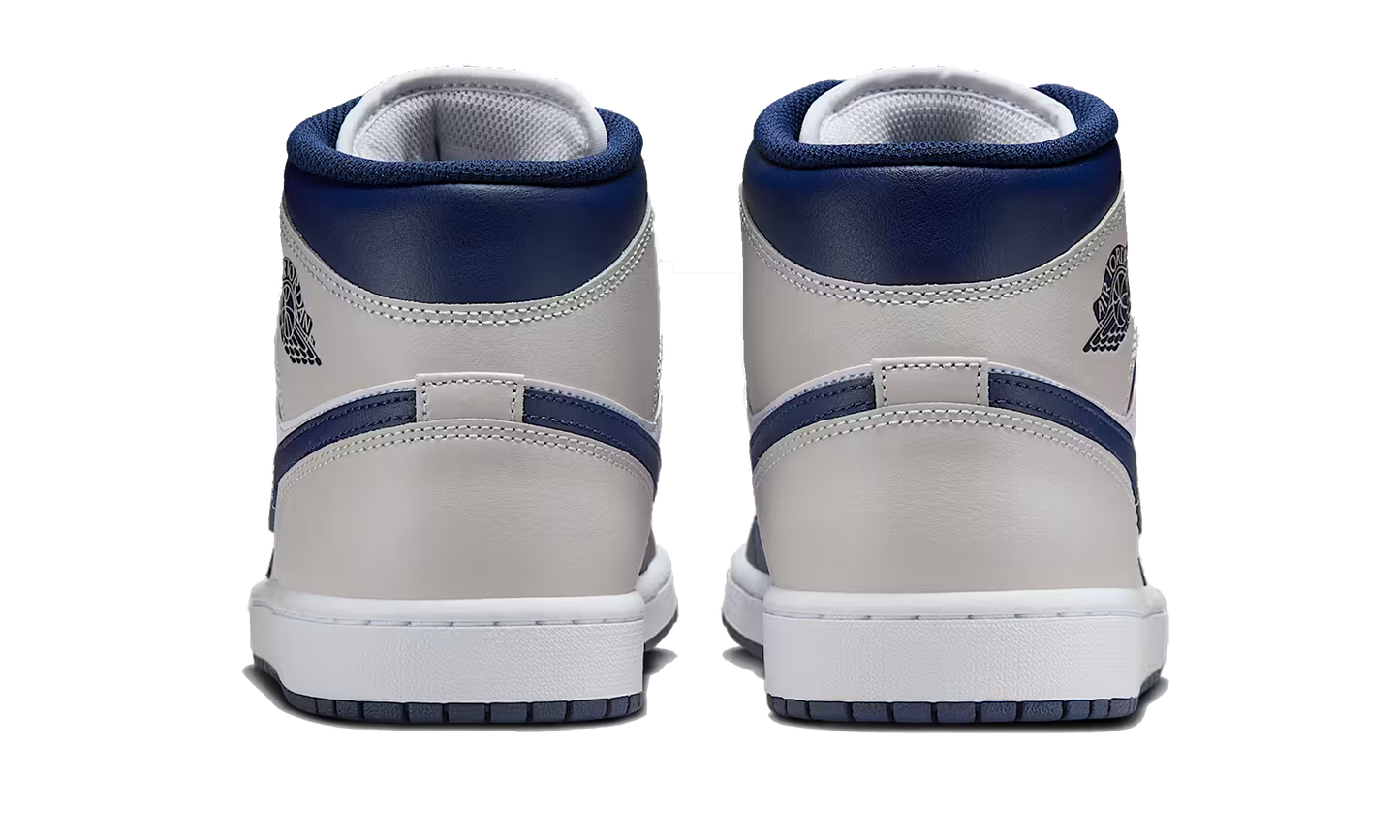 Air Jordan 1 Mid Neutral Grey Midnight Navy