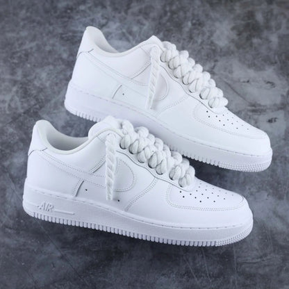Nike Air Force 1 Low White - Biele Rope Šnúrky