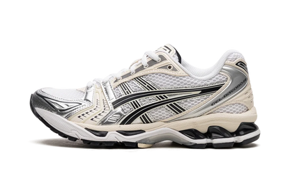 ASICS Gel-Kayano 14 White Midnight krémovo biele dámske tenisky, pohľad z boku
