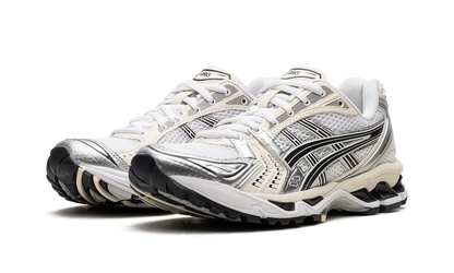 ASICS Gel-Kayano 14 White Midnight, pohľad na pár spredu