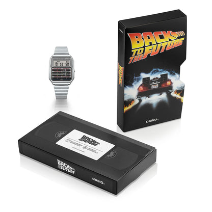 Casio Back to the Future CA-53WF-8BEF limitovaná edícia s VHS packaging a príslušenstvom