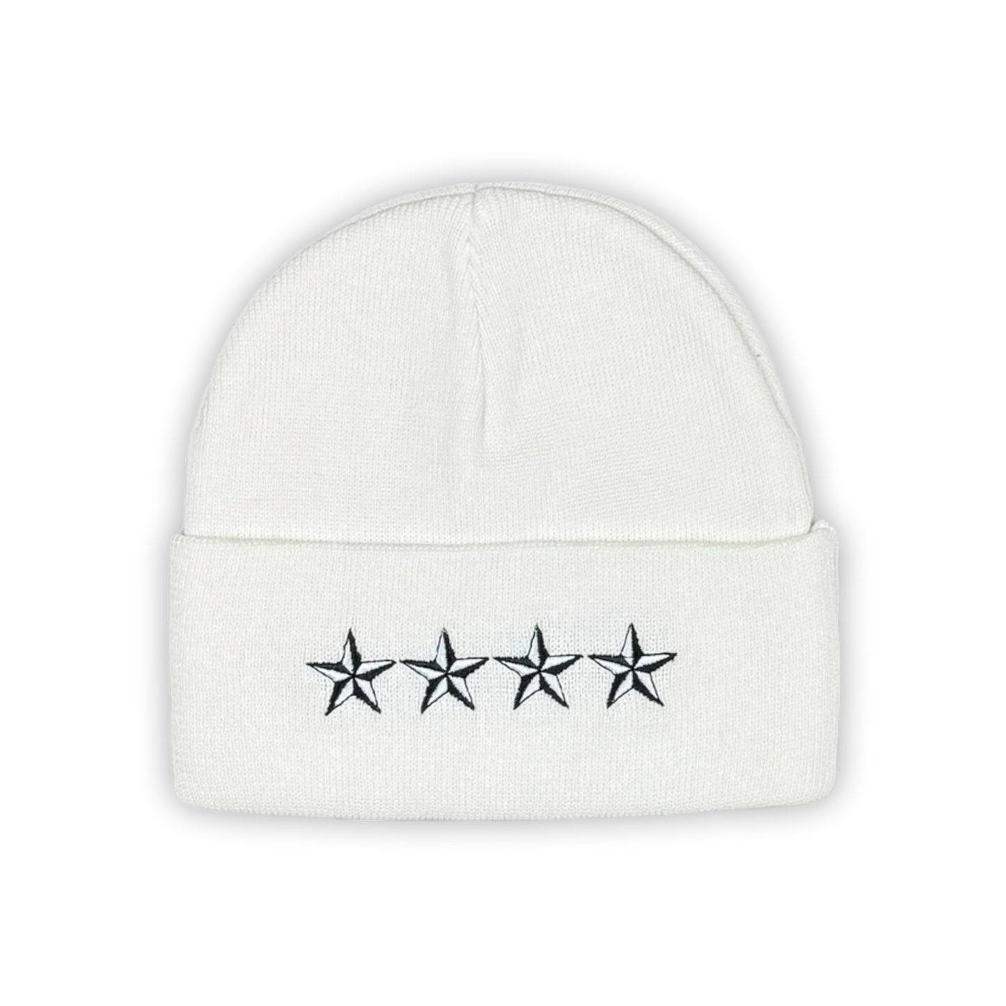 Corteiz 4Allstarz Beanie White