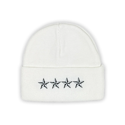 Corteiz 4Allstarz Beanie White