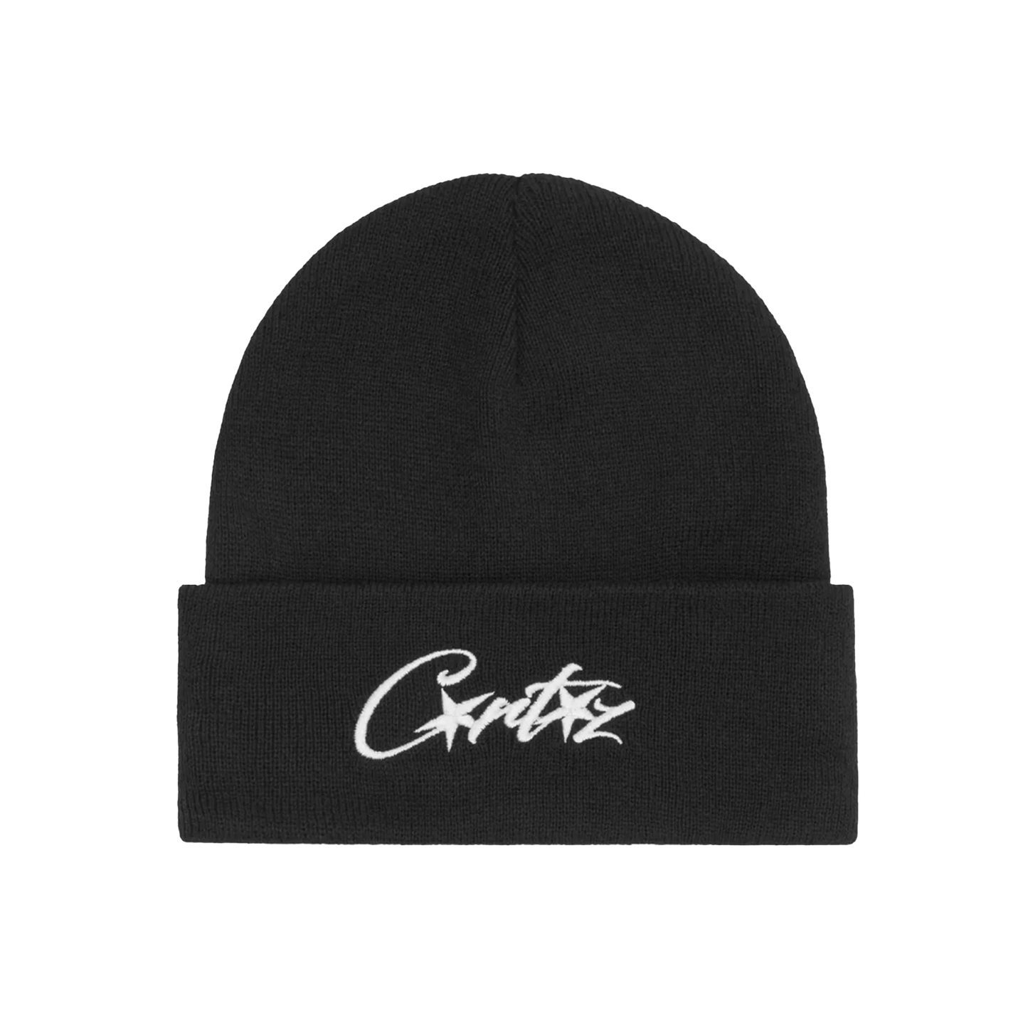 Corteiz Logo Beanie Black