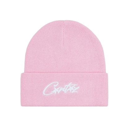 Corteiz Logo Beanie Pink