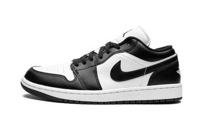 Tenisky Air Jordan 1 nízke čierno-biele, pohľad z boku