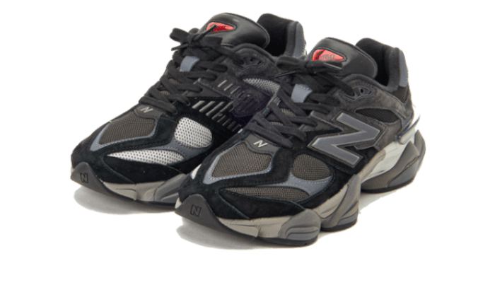 New Balance 9060 Black Castlerock, pohľad na pár spredu