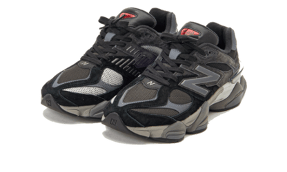 New Balance 9060 Black Castlerock, pohľad na pár spredu