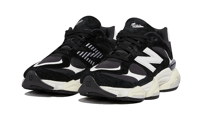 New Balance 9060 Black White, pohľad na pár spredu