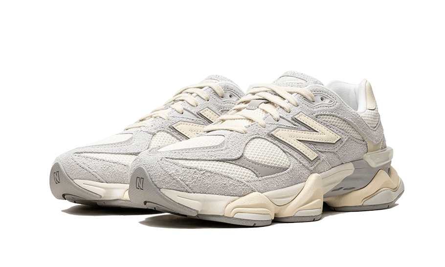New Balance 9060 Quartz Grey, pohľad na pár spredu