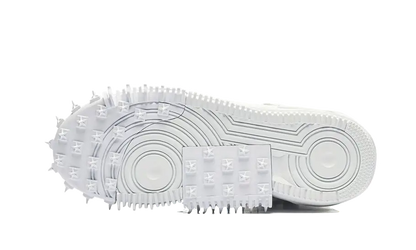 Nike Air Force 1 Mid SP Off-White Graffiti biele, pohľad na podrážku