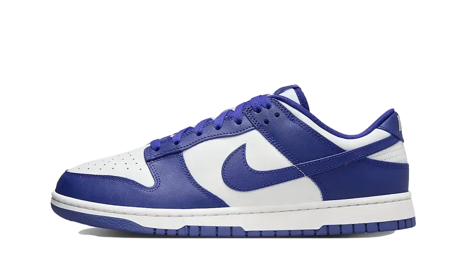 Tenisky Nike Dunk nízke bielo-modré, pohľad z boku