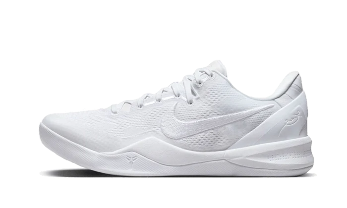 Tenisky Nike Kobe 8 biele, pohľad z boku