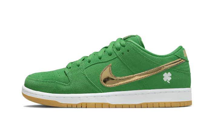 Tenisky Nike SB Dunk low zelené, pohľad z boku